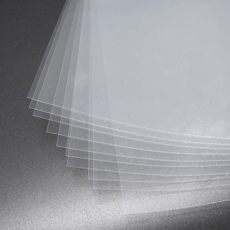ArtCute 15 Pieces 6 mil Blank Stencil Sheets, 12 x 12 Inch Clear Blank Material Mylar Templates, Square Blank Stencil Template for Vinyl Cutting Machine/Silhouette Stencils Material - Image 5
